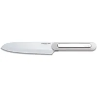 couteau japonais le couteau du chef silicone manche-lame blanc blister pegb