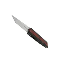maserin - 376.rr - couteau maserin am4 fibre de carbone/erable rouge