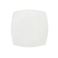 assiettes carrées bords arrondis blanches olympia 305(l)mm - lot de 6