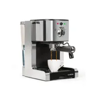 klarstein passionata 20 machine à café et expresso 6 tasses - 20 bar - 1350w - argent