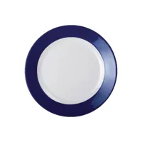 assiette plate de 195 à 260 mm kristallon - aile bleue - lot de 6 - mélamine260 (ø) x 27 (h) mm x20mm