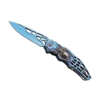herbertz - 586412 - couteau herbertz araignee tout inox bleu 12cm