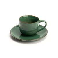 tasse à thé avec sous tasse jade (lot de 6)