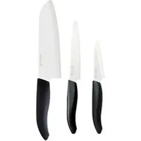 couteau kyocera adb01791 set de 3 chef couteaux, céramique, noir, 36 x 18 x 28 cm