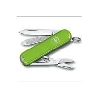 couteaux et pinces multi-fonctions victorinox classic sd smashed avocado - couteau suisse de poche 58 mm - 7 fonctions