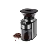 moulin à café generique moulin à café électrique sboly 801 200g/0.45lb,1-12 coupelles - noir / inox