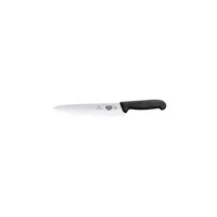 couteau victorinox 5. 2033. 19 couteau à découper tranchant denté, acier inoxydable, noir, 30 x 5 x 5 cm