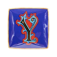 versace assiette décorative y - bleu