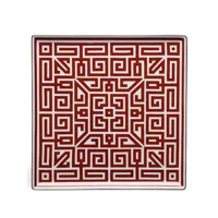 ginori 1735 assiette labirinto 30 cm - rouge