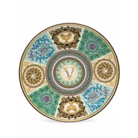 versace assiette barocco mosaic en porcelaine