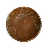 michael verheyden assiette serve box 33cm en marbre - marron