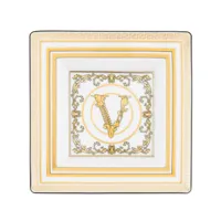 versace assiette virtus gala en porcelaine - blanc