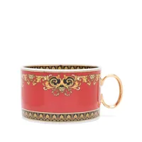 versace tasse à thé en céramique à motif medusa - rouge