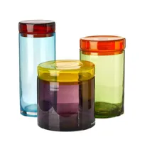 pols potten - bocal bubbles en verre, verre soufflé bouche couleur multicolore 36.34 x 30.5 cm designer studio made in design