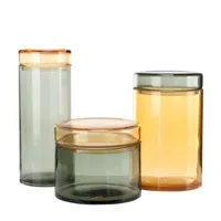 pols potten - bocal bubbles en verre, verre soufflé bouche couleur gris 36.34 x 30.5 cm designer studio made in design
