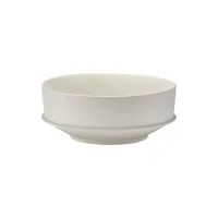 serax - saladier dune en céramique, porcelaine couleur blanc 28.5 x 12 cm designer kelly wearstler made in design