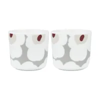 marimekko - tasse à café tasses & mugs en céramique, grès couleur gris 7.5 x 7 cm designer maija isola made in design