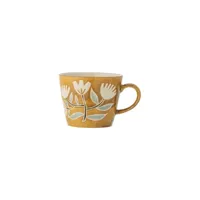bloomingville - tasse tangier en céramique, grès couleur orange 9.5 x 0.1 8 cm made in design