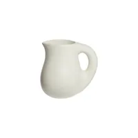 toogood - carafe dough en céramique, grès émaillé couleur blanc 19.8 x 20 15 cm designer faye toogood made in design