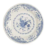 bitossi home - assiette vaisselle en céramique, céramique ironstone couleur bleu 20.8 x cm made in design