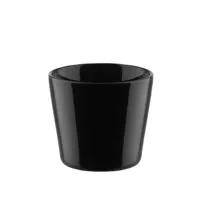 alessi - tasse à espresso tonale en céramique, céramique stoneware couleur noir 16.87 x 5.5 cm designer david chipperfield made in design