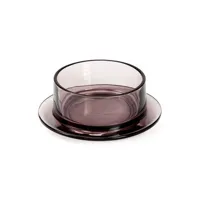 valerie objects - bol dishes to en verre couleur violet 22.89 x 8 cm designer glenn sestig made in design