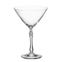 lot de 24 verres à martini en cristal 280ml