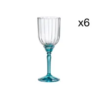 lot de 4 verres à cocktail, transparent, 24,5 cl