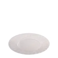 assiette ronde en acrylique transparent d28