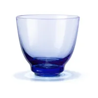 holmegaard verre à eau flow 35 cl bleu foncé