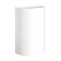 kartell - corbeille à papier - blanc/h x ø 38x25cm