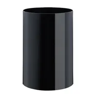 kartell - corbeille à papier - noir/h x ø 38x25cm