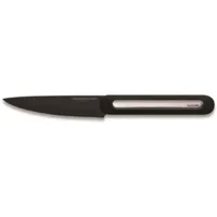 couteau à steak le couteau du chef silicone manche - lame noir blister pegb