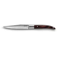 couteau à steak laguiole heritage tb 11cm lag expression bois noir lame damas