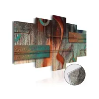 paris prix - tableau sur verre acrylique abstract melody 100 x 200 cm