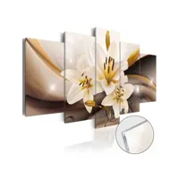 paris prix - tableau sur verre acrylique shiny lily 100 x 200 cm