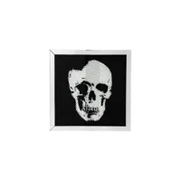 tableau noir effet miroir tête de mort rockstar skull