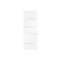 radiateur vertical plat monocouche avec 4 porte-serviettes 604 x 1800 mm blanc