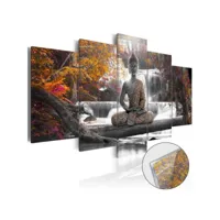 paris prix - tableau sur verre acrylique autumnal buddha 100 x 200 cm