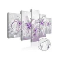 paris prix - tableau sur verre acrylique purple graces 100 x 200 cm