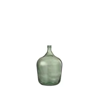 vase carafe verre vert large