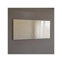 miroir décoratif speculo 130x62cm verre craquelé