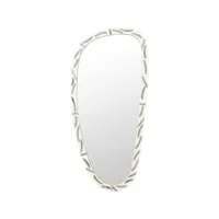 miroir planos 93x43cm blanc