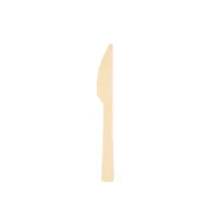 couteaux jetables bambou 17 cm  - lot de 1500 - natural bambou -  - bambou170