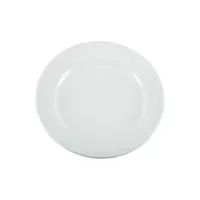 assiettes à bord large blanches olympia 165(ø)mm - lot de 12