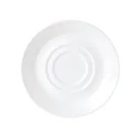 soucoupes 165 mm pour tasses basses steelite simplicity white - lot de 36 -  - porcelaine
