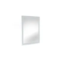 emuca miroir de salle de bain hercule avec éclairage led frontal et décoratif, rectangular 600 x 800 mm, ac 230v 50hz, 45 w, aluminium et verre. 5148320
