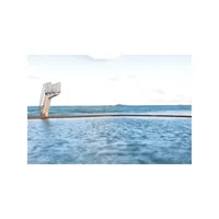 tableau sur verre plage saint-quay-portrieux 45x65 cm 637718