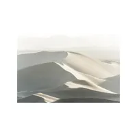 tableau sur verre synthétique sable blanc 65x97 cm 639484
