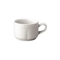 tasse à thé 210ml empilable - lot par 24 - buckingham churchill -  - porcelaine